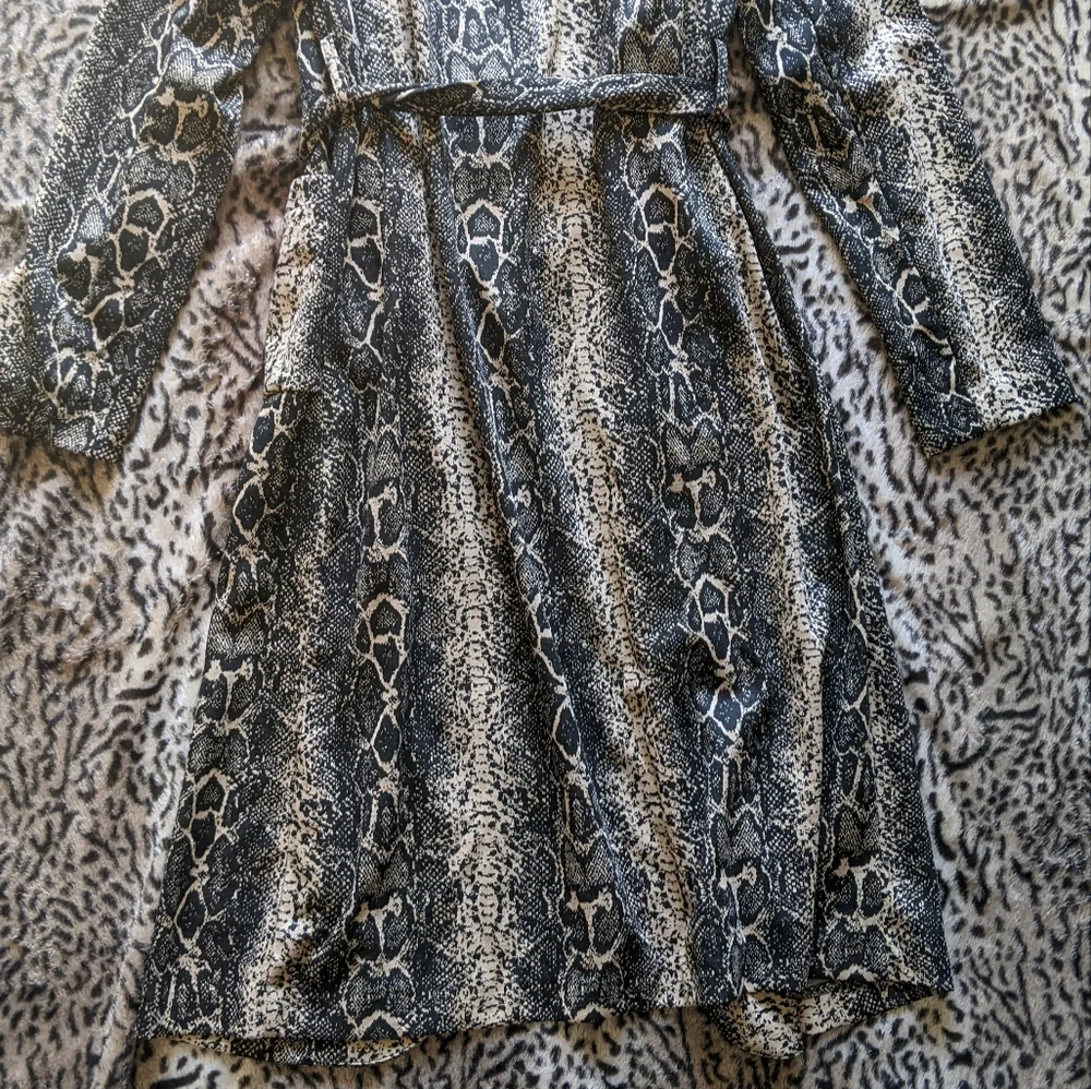 Snake print jacket